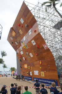 The climbing wall (Picture: teamspore.com/global-sports)