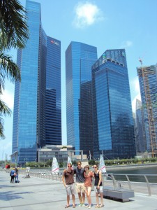 Belgian Team visiting Marina Bay